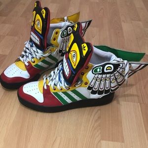 Adidas Jeremy Scott Totem Native Eagle Wings Mens